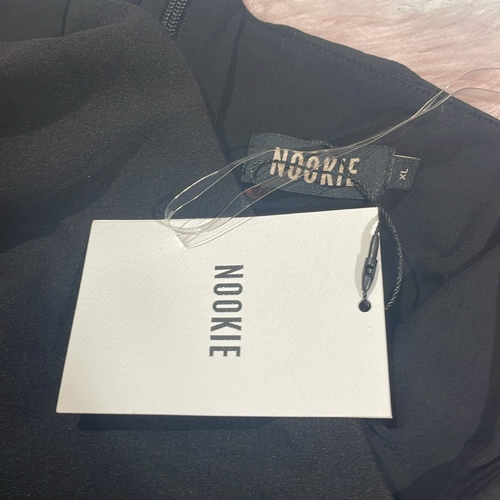 NWT Nookie Lust one shoulder midi dress black - Picture 3 of 10